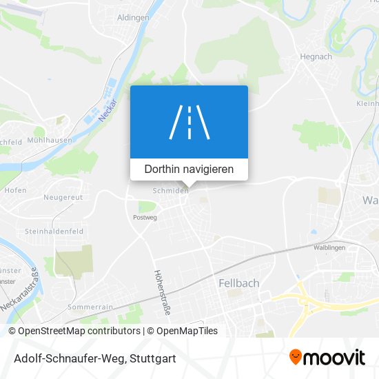 Adolf-Schnaufer-Weg Karte