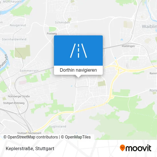 Keplerstraße Karte