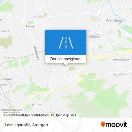 Lessingstraße Karte