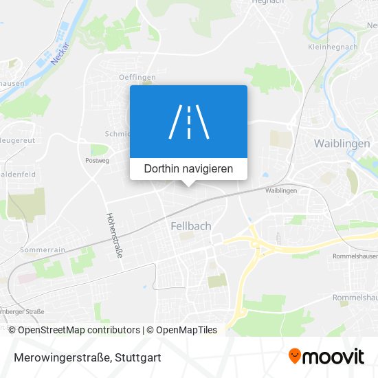 Merowingerstraße Karte