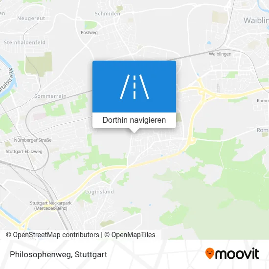 Philosophenweg Karte