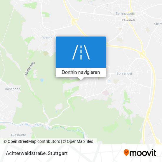 Achterwaldstraße Karte