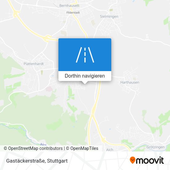 Gastäckerstraße Karte