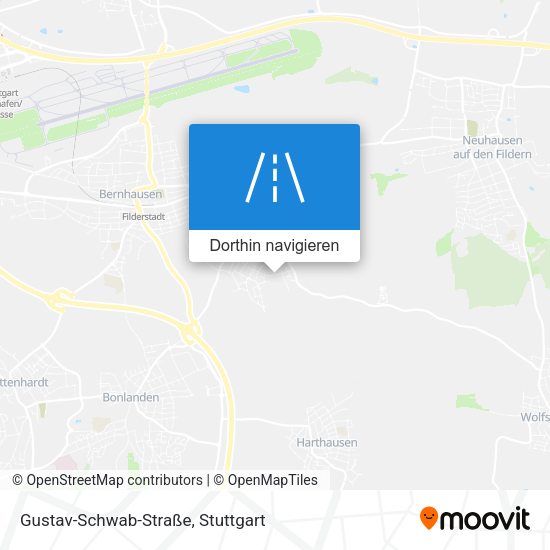 Gustav-Schwab-Straße Karte