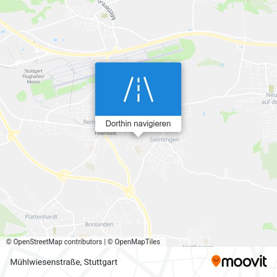 Mühlwiesenstraße Karte