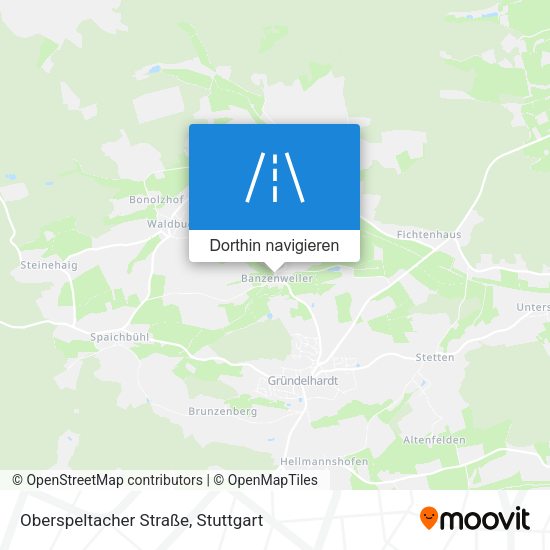 Oberspeltacher Straße Karte