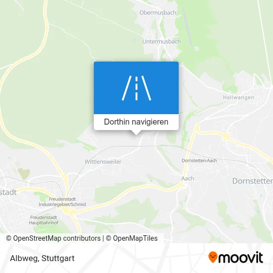 Albweg Karte