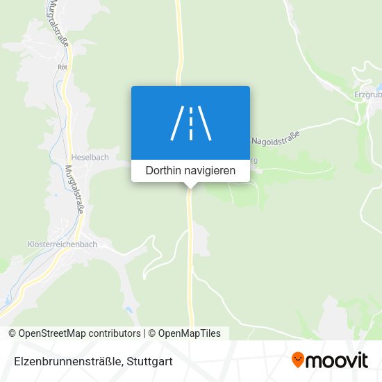 Elzenbrunnensträßle Karte