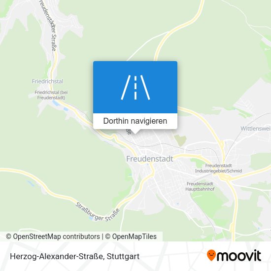 Herzog-Alexander-Straße Karte