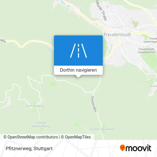 Pfitznerweg Karte