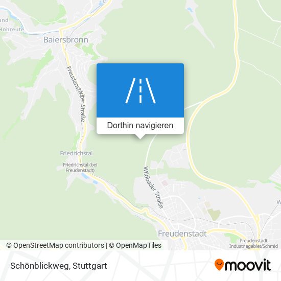 Schönblickweg Karte