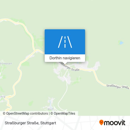 Straßburger Straße Karte