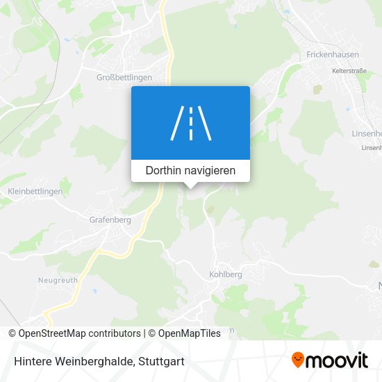 Hintere Weinberghalde Karte