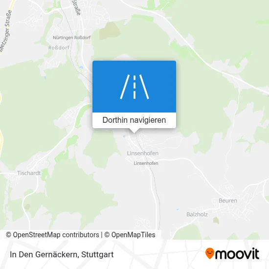 In Den Gernäckern Karte