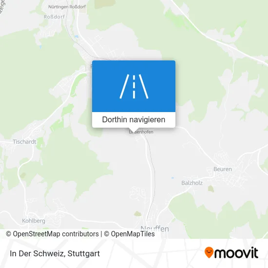 In Der Schweiz Karte