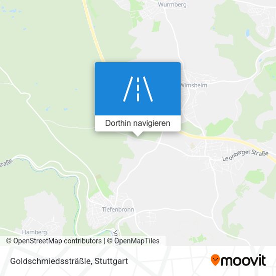 Goldschmiedssträßle Karte