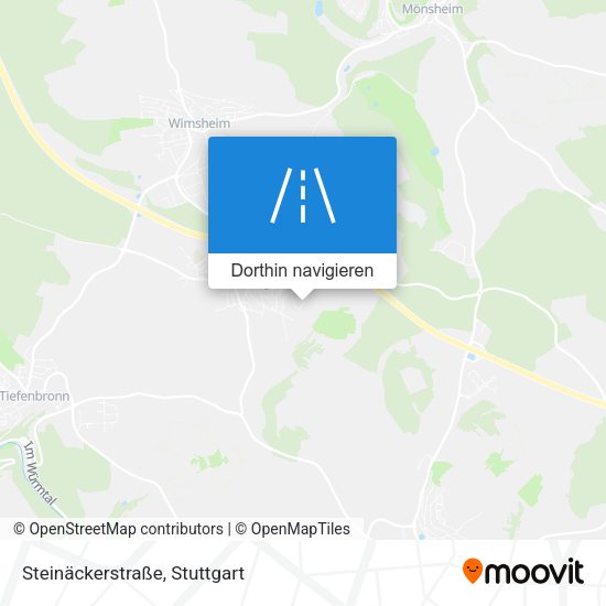 Steinäckerstraße Karte