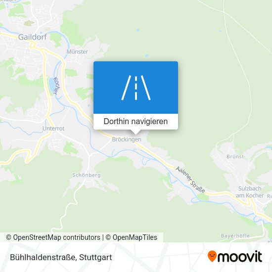Bühlhaldenstraße Karte