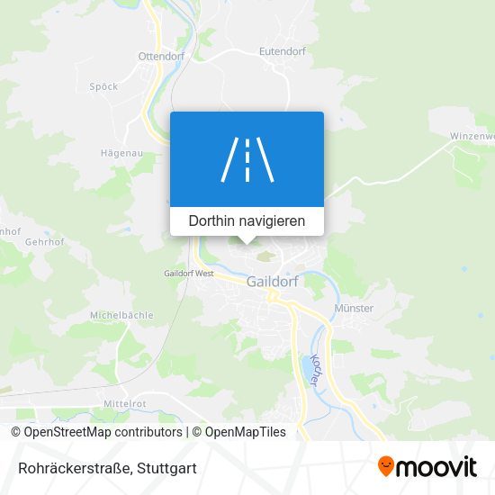 Rohräckerstraße Karte