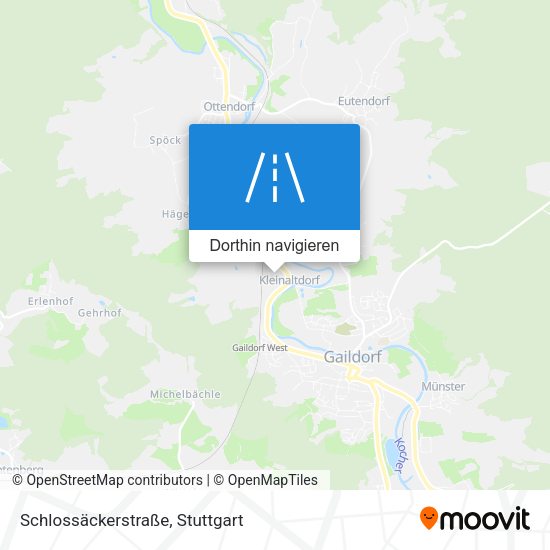 Schlossäckerstraße Karte