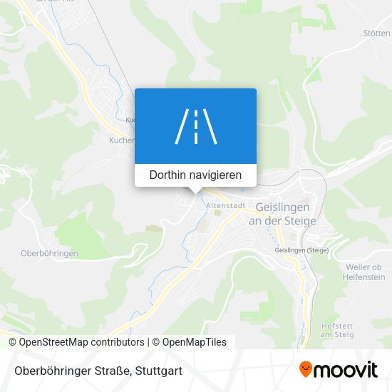 Oberböhringer Straße Karte