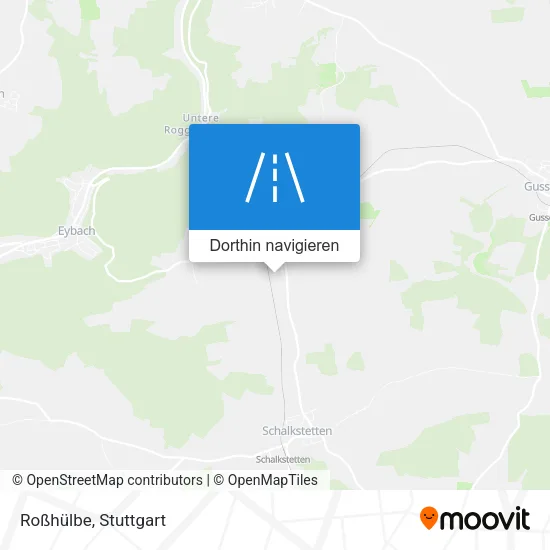 Roßhülbe Karte