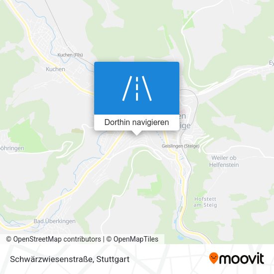 Schwärzwiesenstraße Karte