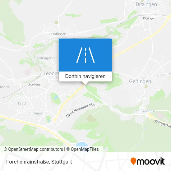Forchenrainstraße Karte
