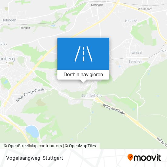 Vogelsangweg Karte