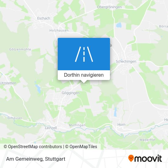 Am Gemeinweg Karte