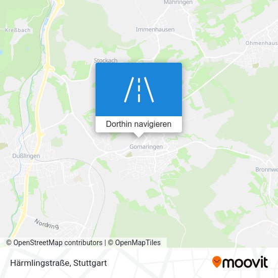 Härmlingstraße Karte