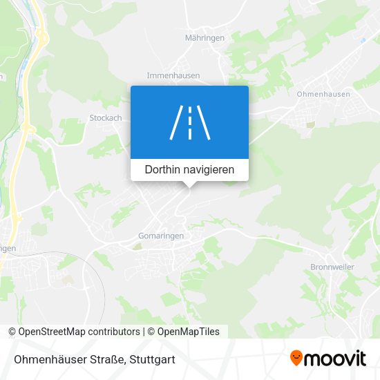 Ohmenhäuser Straße Karte