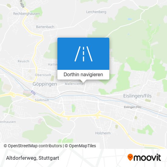Altdorferweg Karte