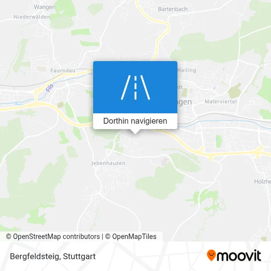 Bergfeldsteig Karte