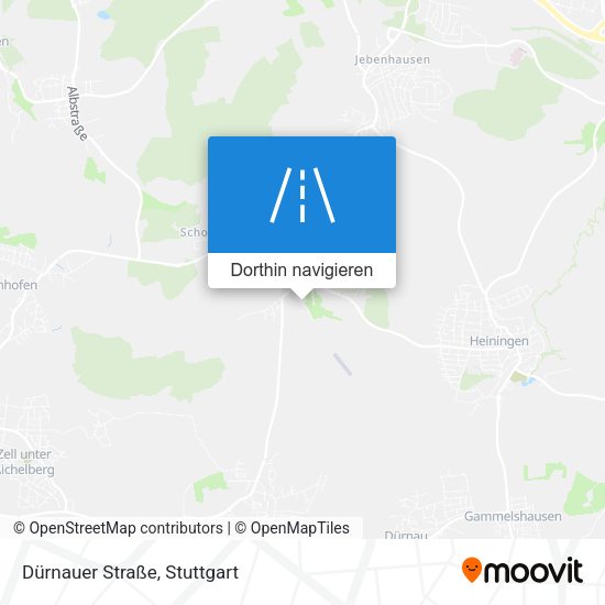 Dürnauer Straße Karte