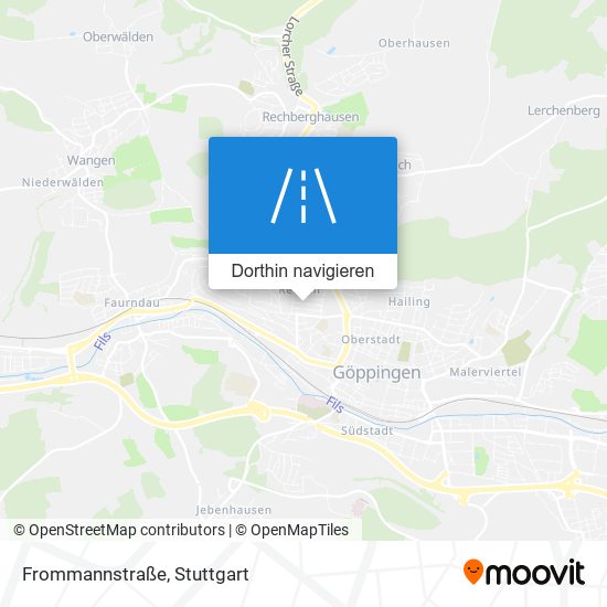 Frommannstraße Karte