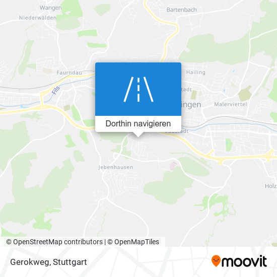 Gerokweg Karte