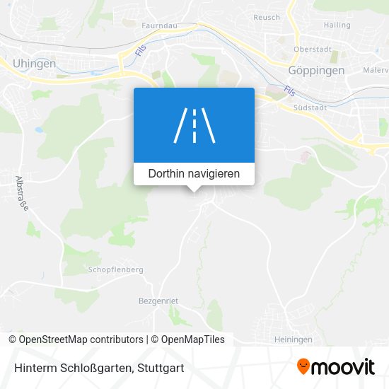 Hinterm Schloßgarten Karte