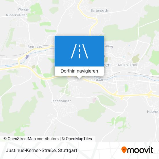 Justinus-Kerner-Straße Karte