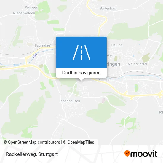 Radkellerweg Karte