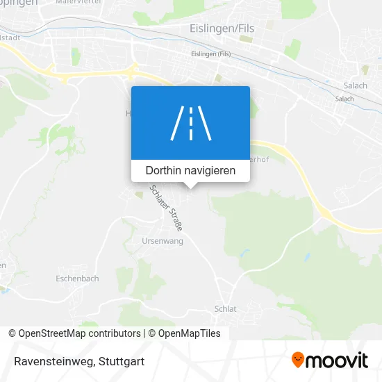 Ravensteinweg Karte