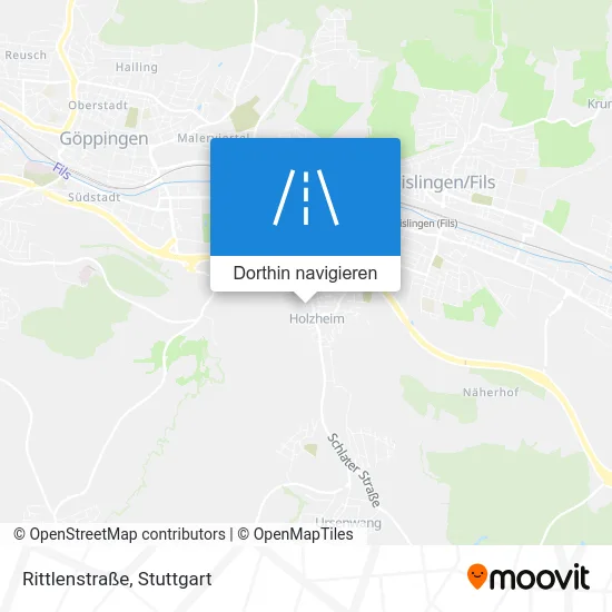 Rittlenstraße Karte