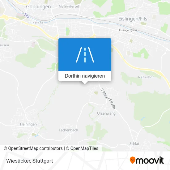 Wiesäcker Karte