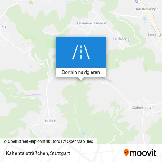 Kaltentalsträßchen Karte