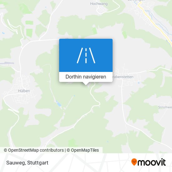 Sauweg Karte