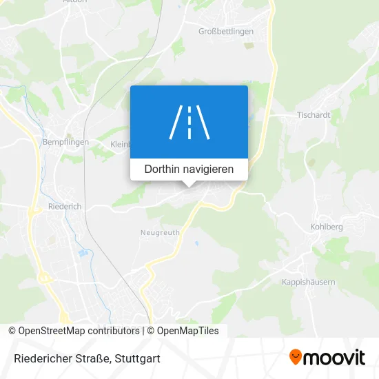 Riedericher Straße Karte