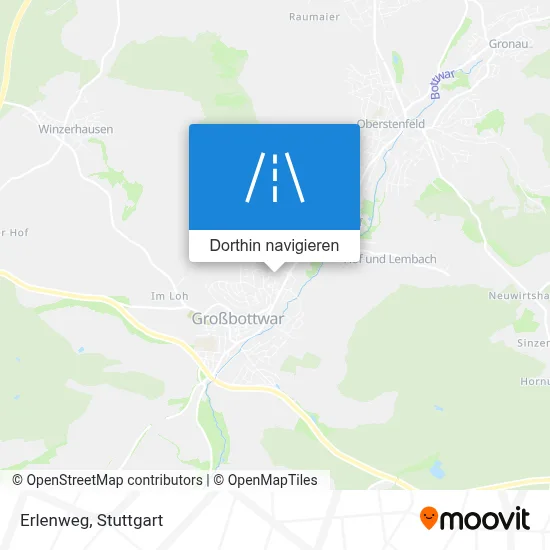 Erlenweg Karte