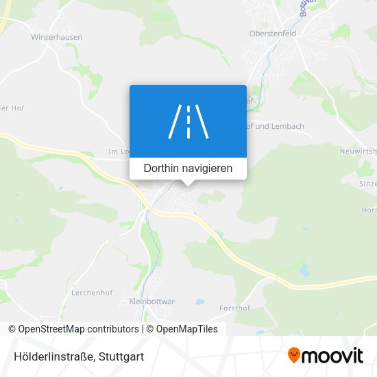 Hölderlinstraße Karte