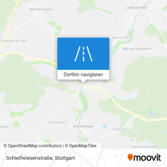 Schleifwiesenstraße Karte