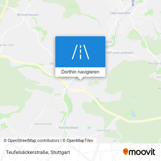 Teufelsäckerstraße Karte